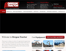 Tablet Screenshot of oregontractor.com